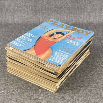 Vintage Playboy Magazine - Collection of 11 issues with Centerfolds 1974 - 1979