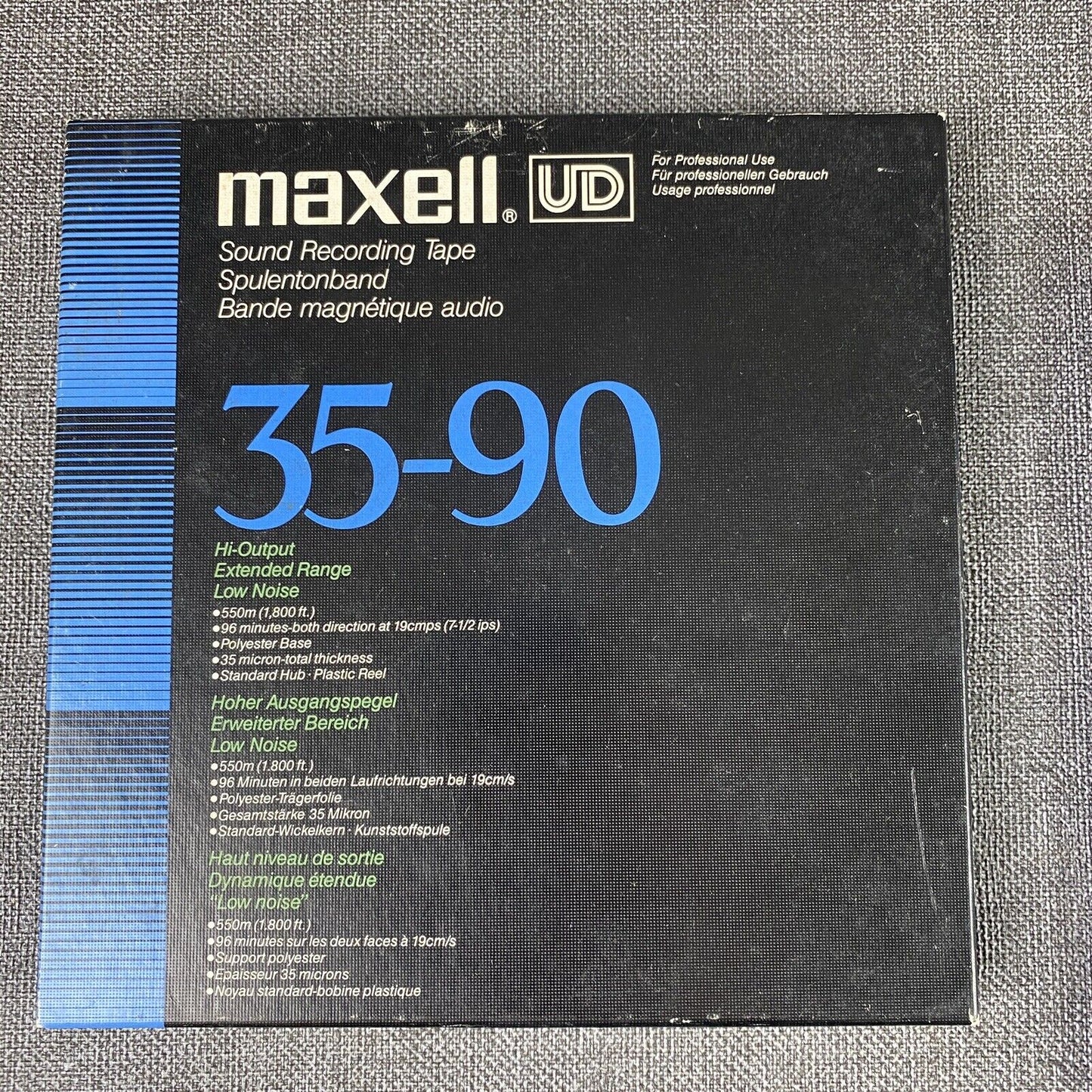 LOT OF Maxell UD 35-90 Reel-To-Reel Recording Tape