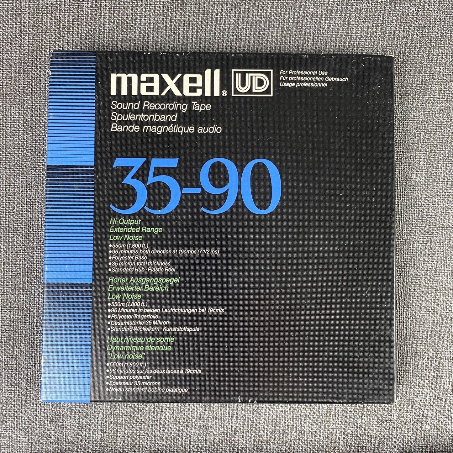 LOT OF Maxell UD 35-90 Reel-To-Reel Recording Tape