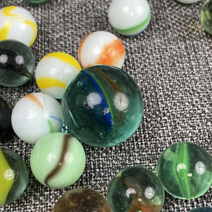 7 lb Lot of Vintage Marbles