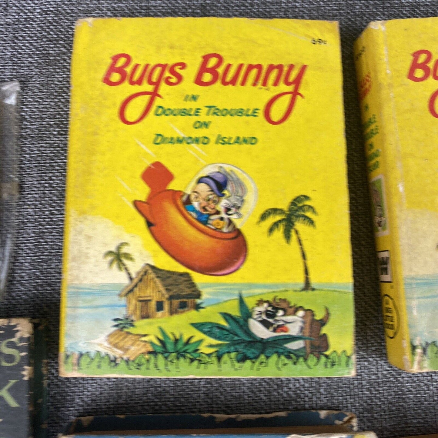 Vintage lot of 10 mini children's Books Bugs Bunny, Nature Stories for Tiny Folk