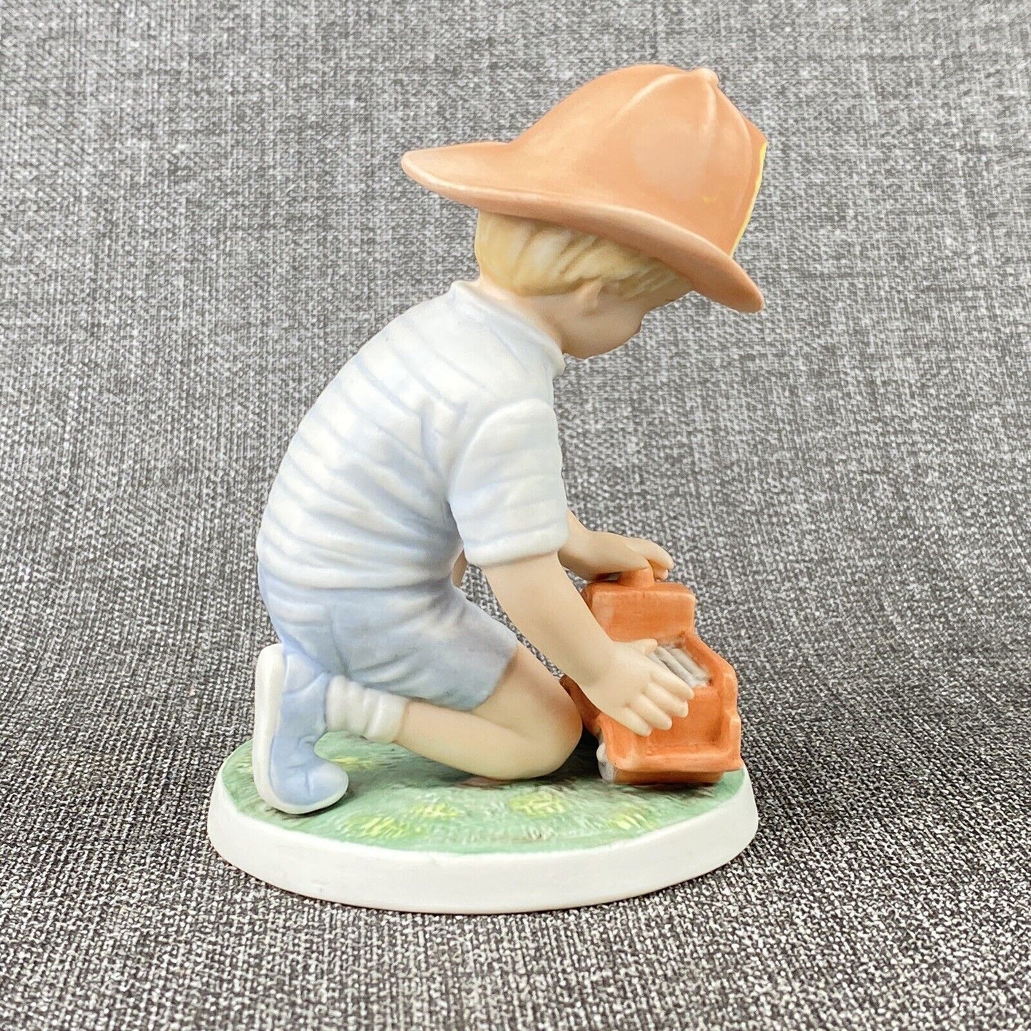 Vintage 1985 Frances Hook Engine #1 Hand Painted Porcelain Figurine Limited