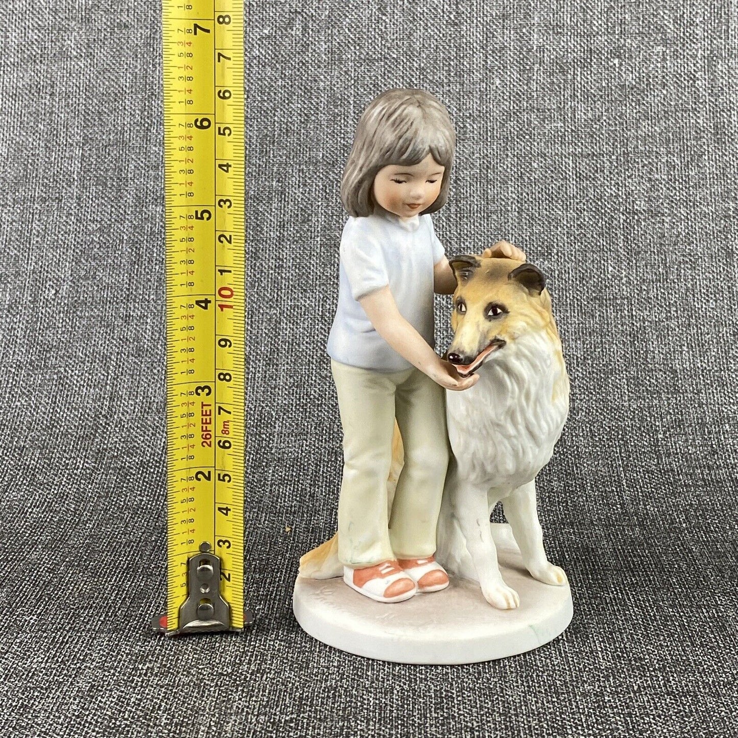 Vintage 1984 Frances Hook Good Doggie Hand Painted Porcelain Figurine Limited