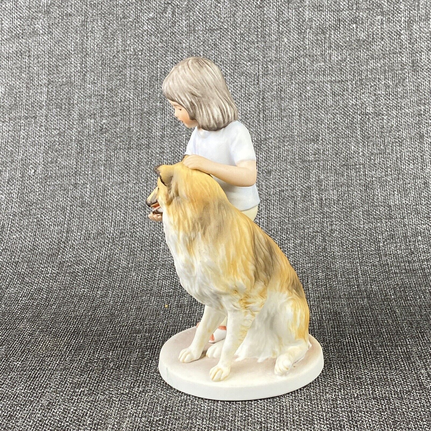 Vintage 1984 Frances Hook Good Doggie Hand Painted Porcelain Figurine Limited