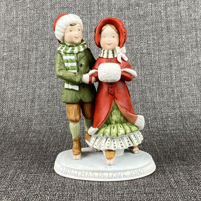 Holly Hobbie Figurine 1980 Christmas Is Love Figurine