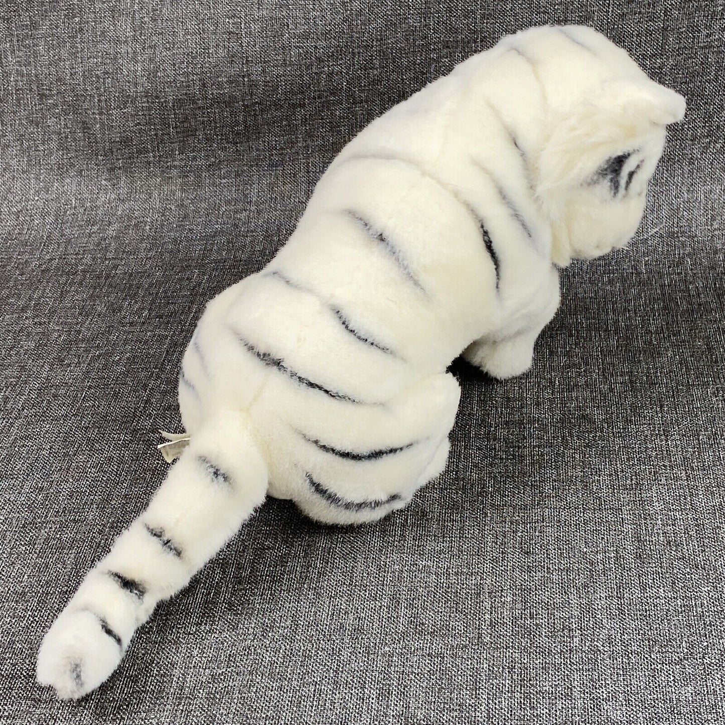 Vintage Feista Plush White Tiger Toy Plush Animal  11"