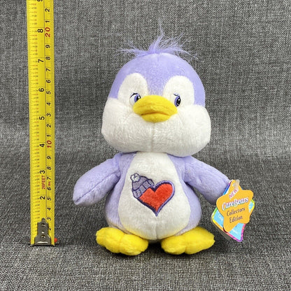 CARE BEAR COUSINS 8" Cozy Heart PENGUIN 2004 Plush Collectors Edition NOS