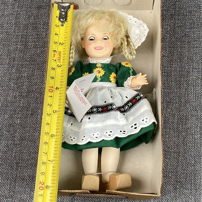 VINTAGE Shirley Temple 8" DOLL 1982 Ideal 'In Our Little Wooden Shoes' NOS