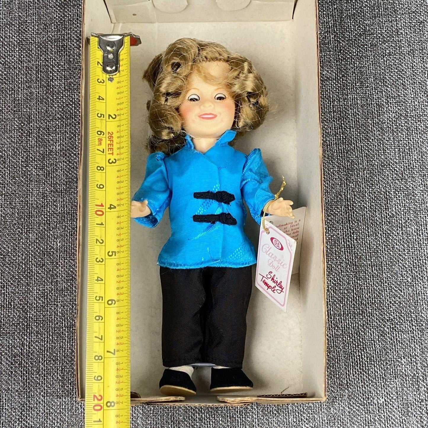 VINTAGE Shirley Temple 8" DOLL 1982 Ideal Stowaway BOX