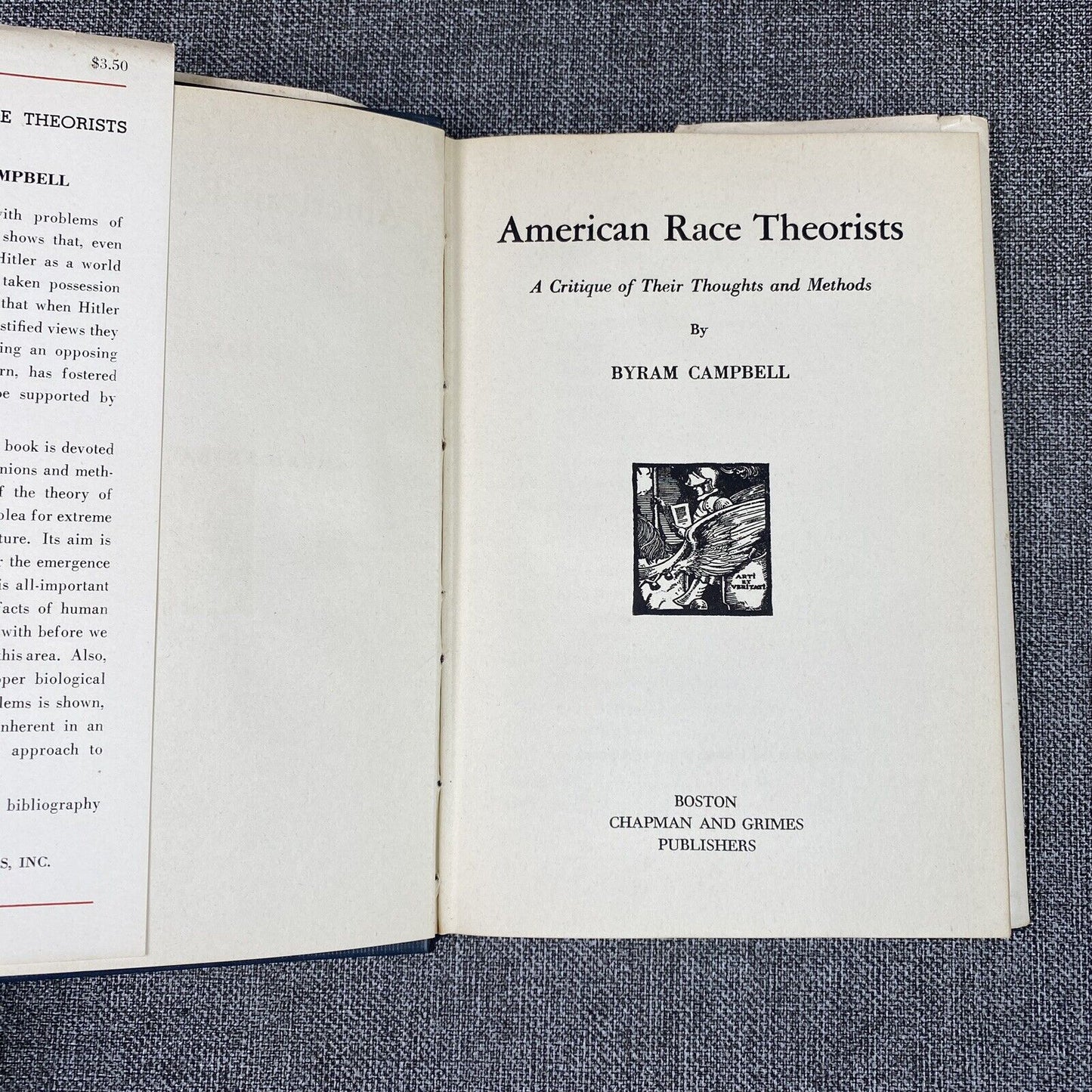 American Race Theorists by Byram Campbell 1952