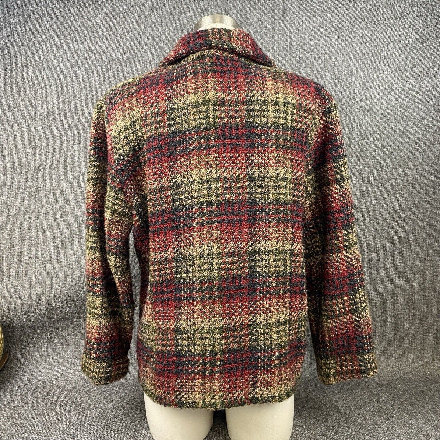 Weave Of The Irish Handcrafted Ireland Wool/nylon Jacket Womens Size S