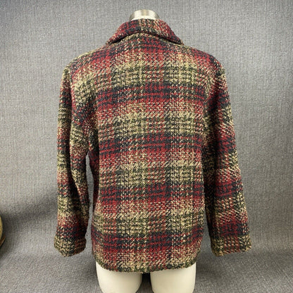 Weave Of The Irish Handcrafted Ireland Wool/nylon Jacket Womens Size S