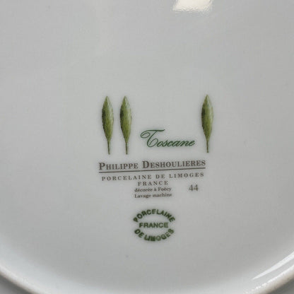 Philippe Deshoulieres Toscane Limoges France Porcelain Dinner Plate 10.25"