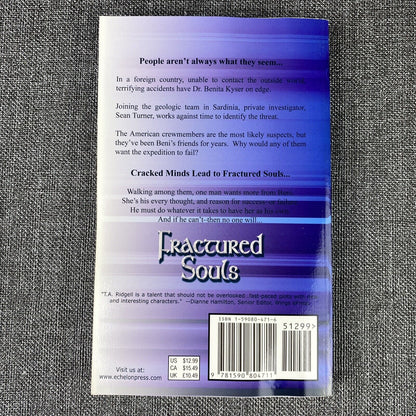 Fractured Souls Paperback by T. A. Ridgell 2003 SIGNED and INSCRIBED