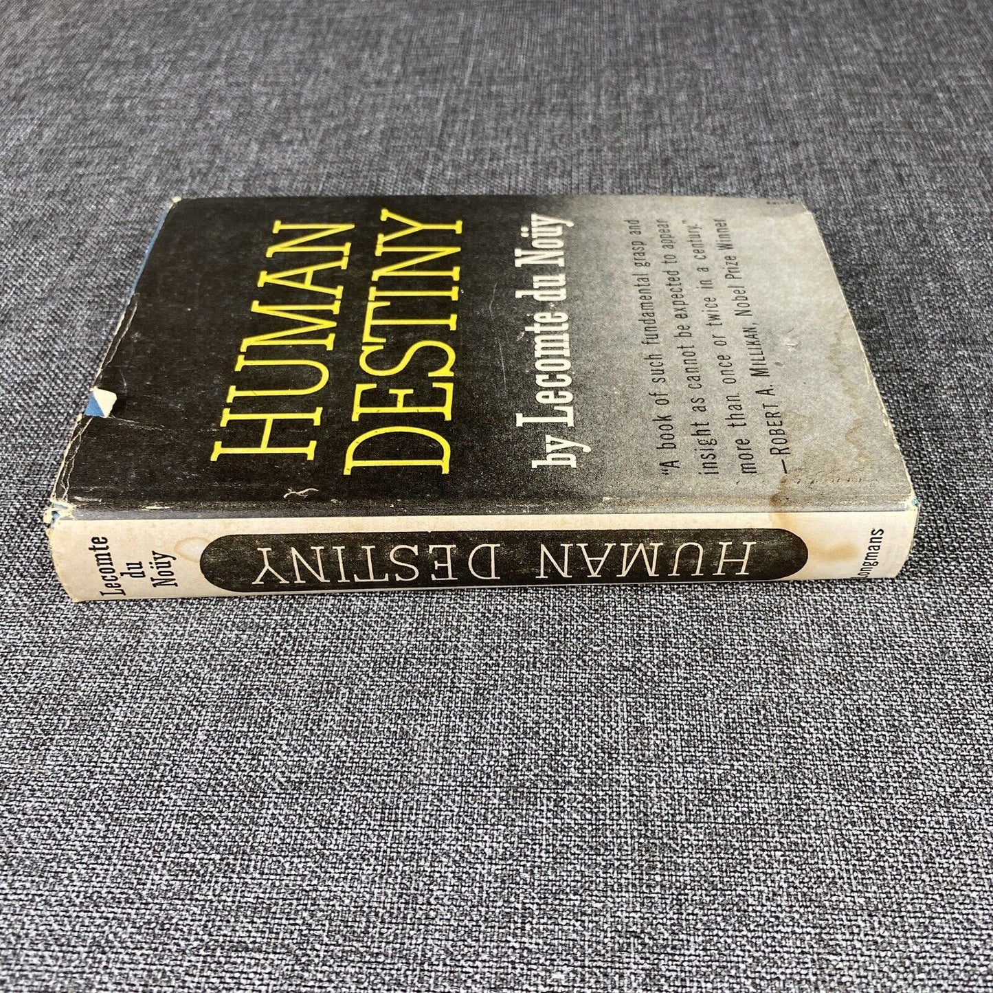 Human Destiny by Lecomte du Nouy (Hardcover 1947)