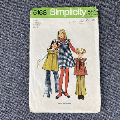 Lot Vintage Childs Pattern Sz 4 , Cut 1970s (Lot of 3)