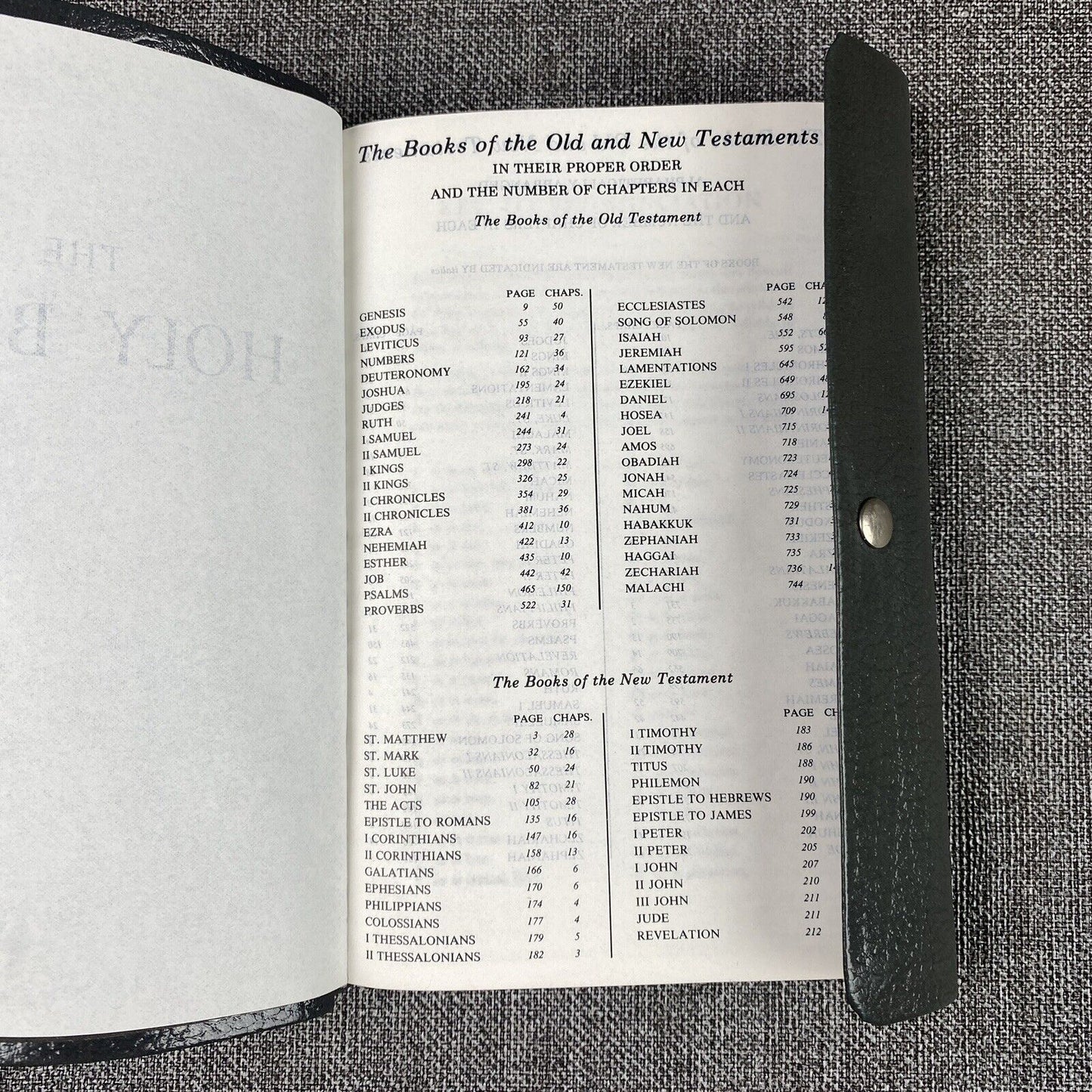 Christian Heritage Holy Bible Red Letter KJV Dictionary Concordance Leather