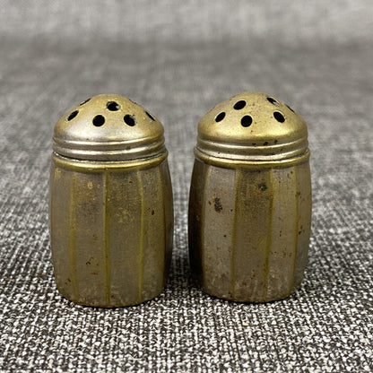 Silver Plated Salt & Pepper Shakers Made In Occupied Japan