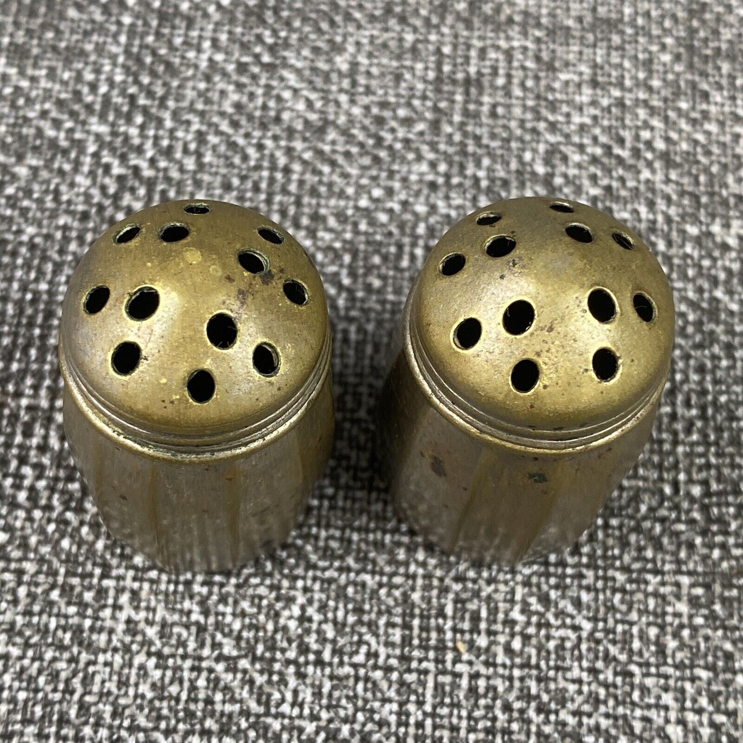 Silver Plated Salt & Pepper Shakers Made In Occupied Japan