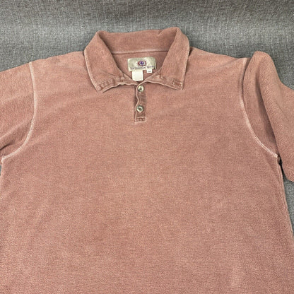 The Territory Ahead Long Sleeve Mauve 4 Button Mock Neck Size: M