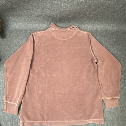 The Territory Ahead Long Sleeve Mauve 4 Button Mock Neck Size: M