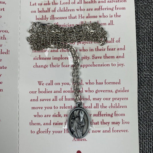 St Jude Children's Hospital  Christianity Medal Pendant