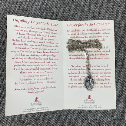 St Jude Children's Hospital  Christianity Medal Pendant