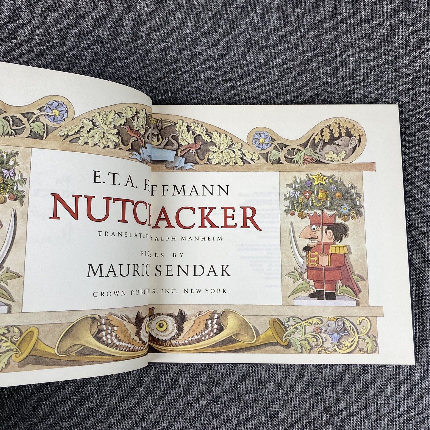 Nutcracker-E.T.A. Hoffmann-Maurice Sendak-6th printing DJ SIGNED