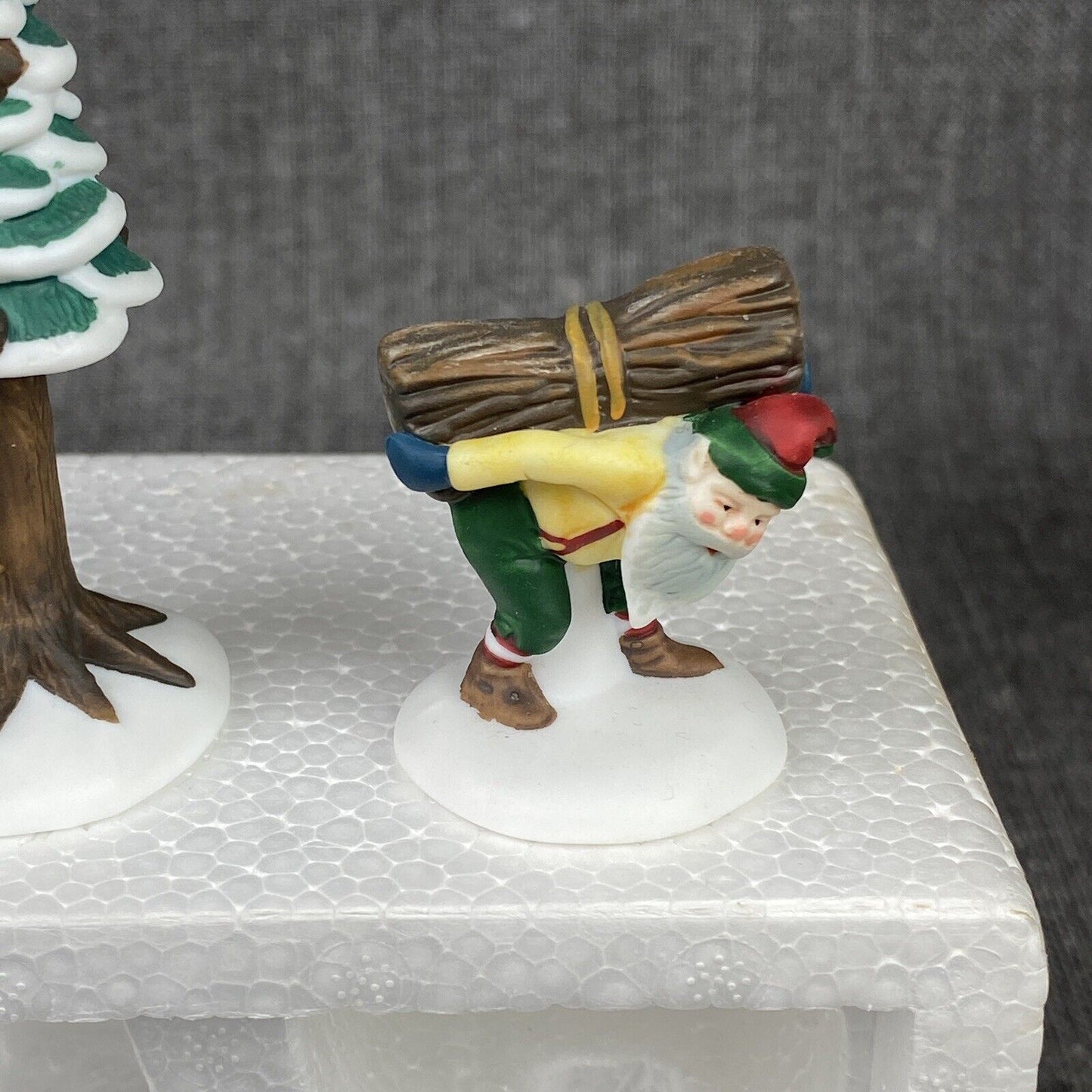 Department56 North Pole Series Santa’s Woodworks & Woodsman Elves