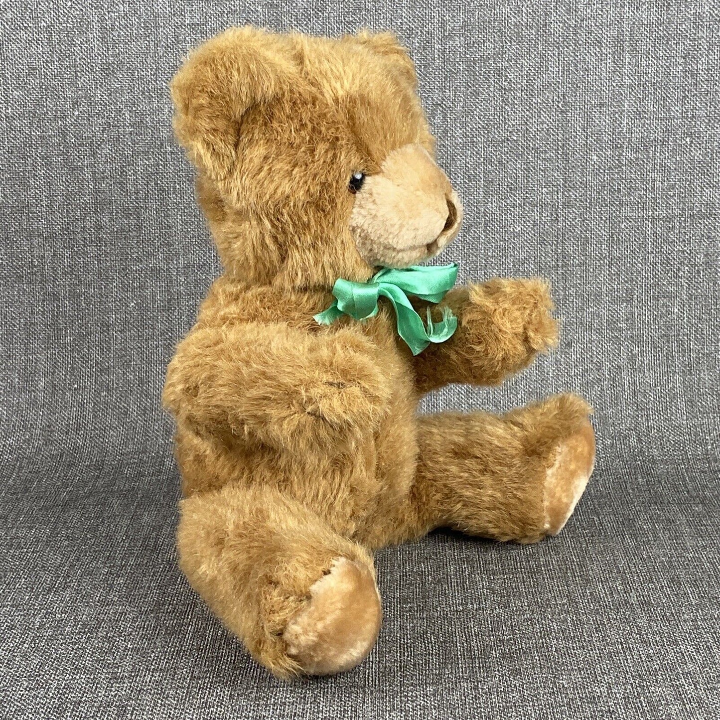 Vintage Plush Brown Bear Musical Brahms Lullaby Windup Music