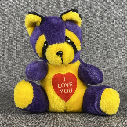 Vintage Allentown Toy Bear I Love You Plush Stuff Animal 9" sitting