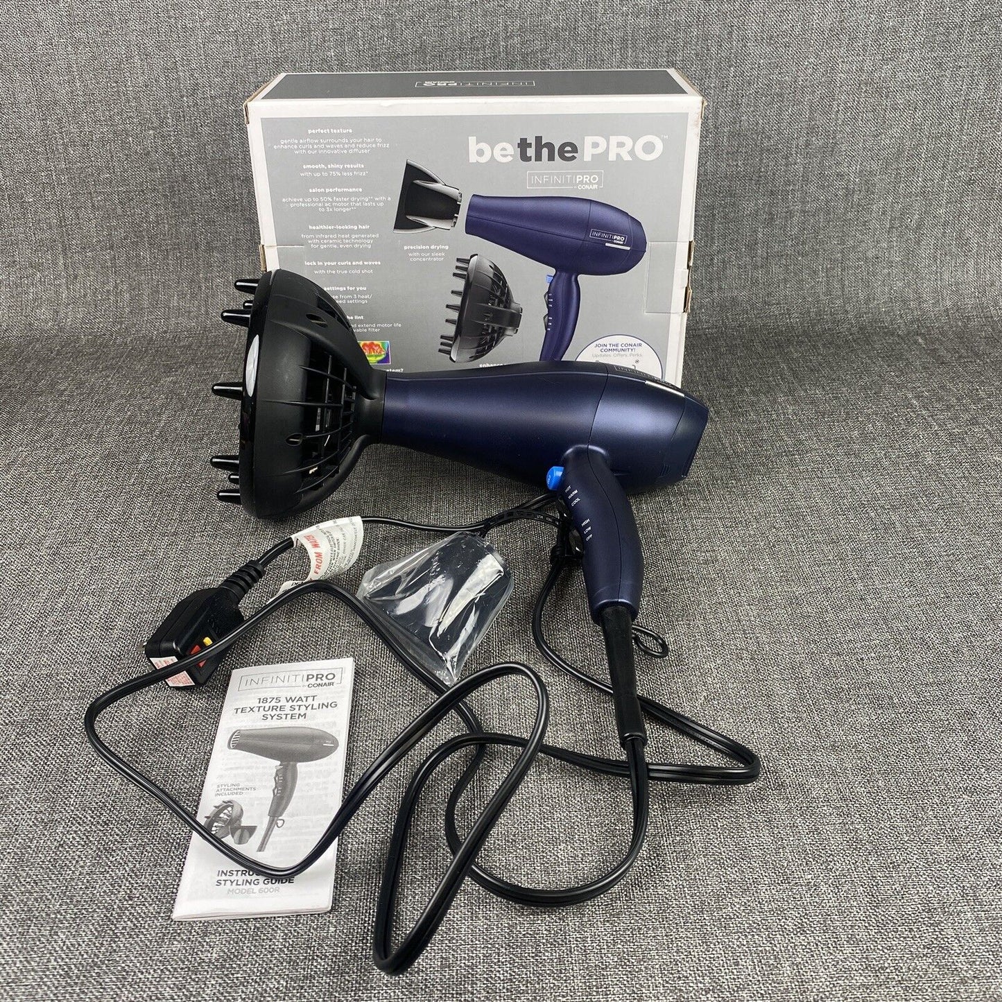 Conair INFINITIPRO Natural Texture Styling System Hair Dryer