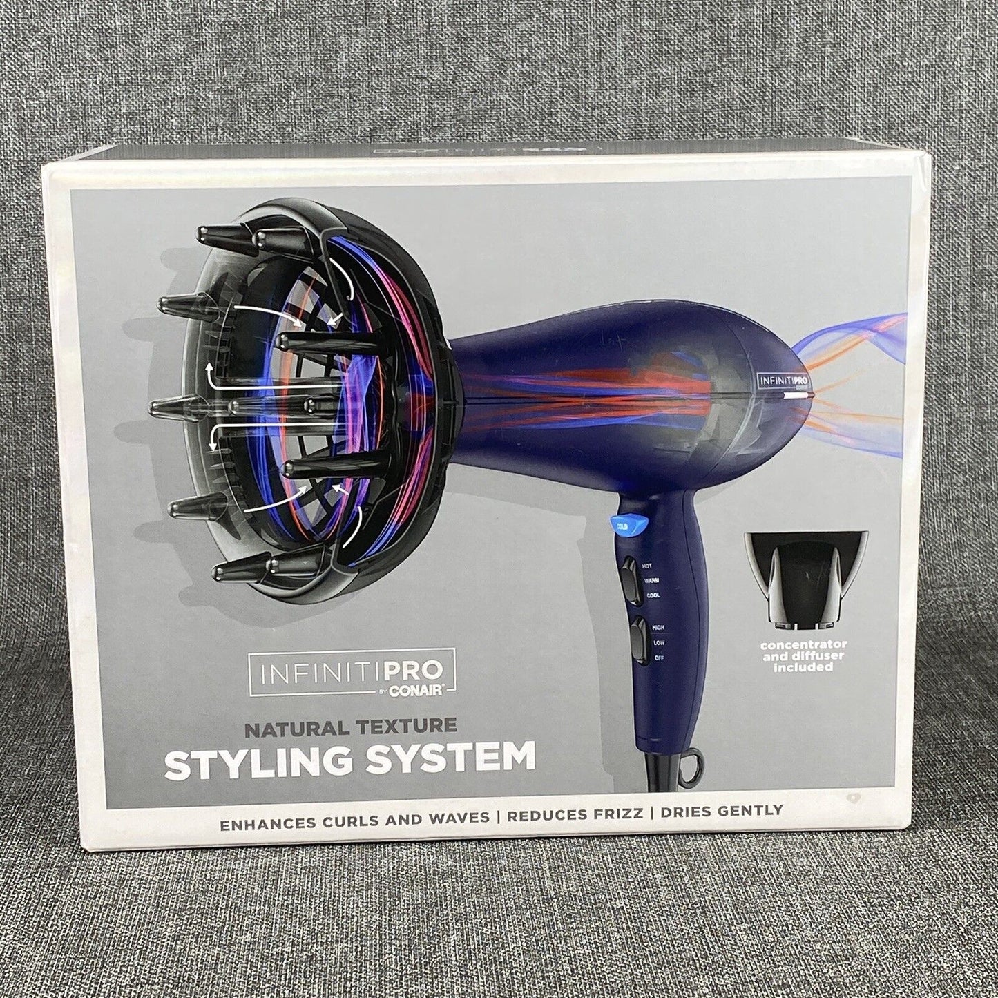 Conair INFINITIPRO Natural Texture Styling System Hair Dryer