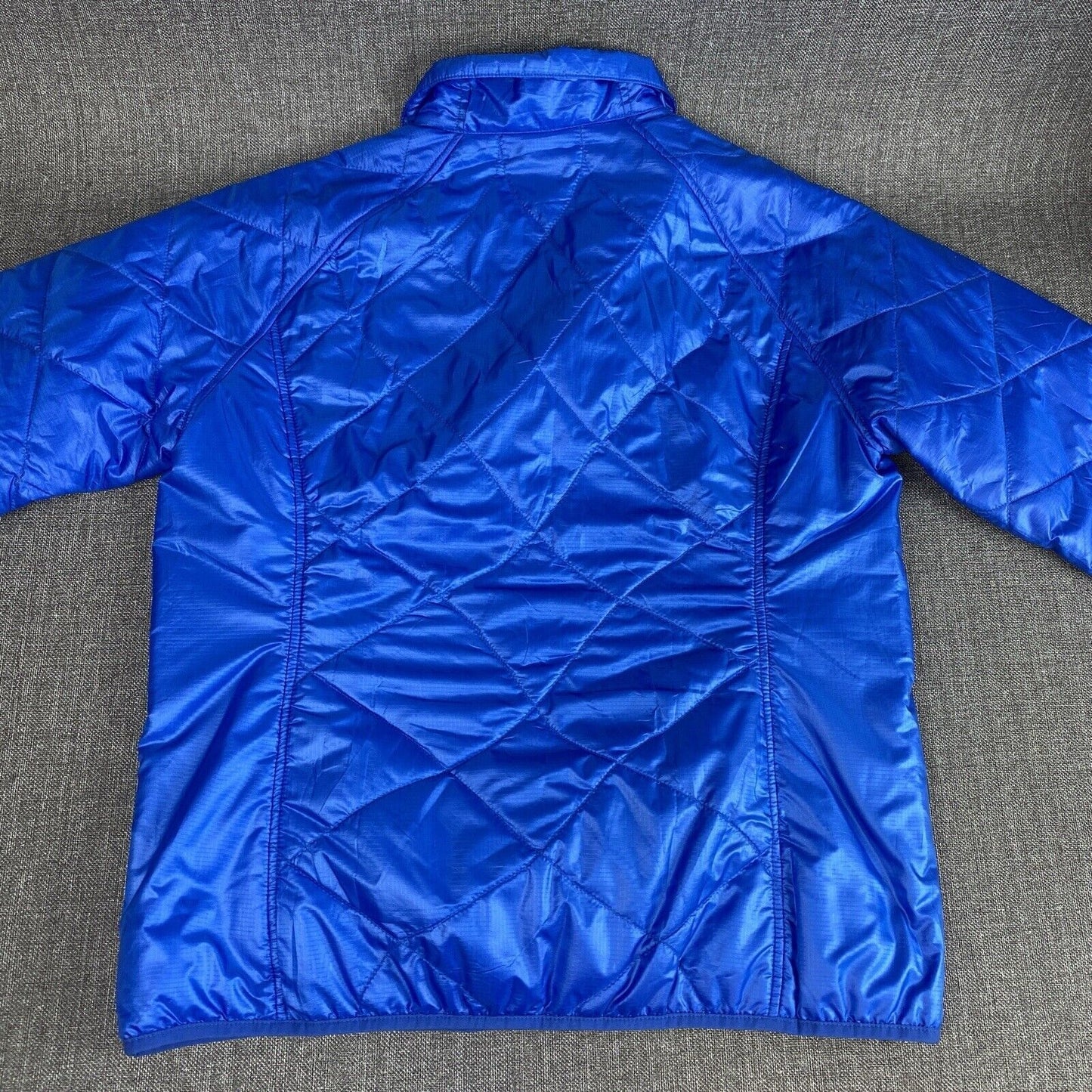 L.L. Bean Down Pull over Jacket Blue Size M EUC