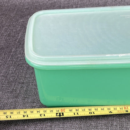 Vintage Tupperware  # 782-7 Jadeite Green Celery Vegetable Keeper 3 Piece Set