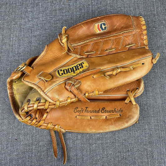 Vintage COOPER Baseball Mitt Pro Style Diamond Superline 845 Leather Glove RHT