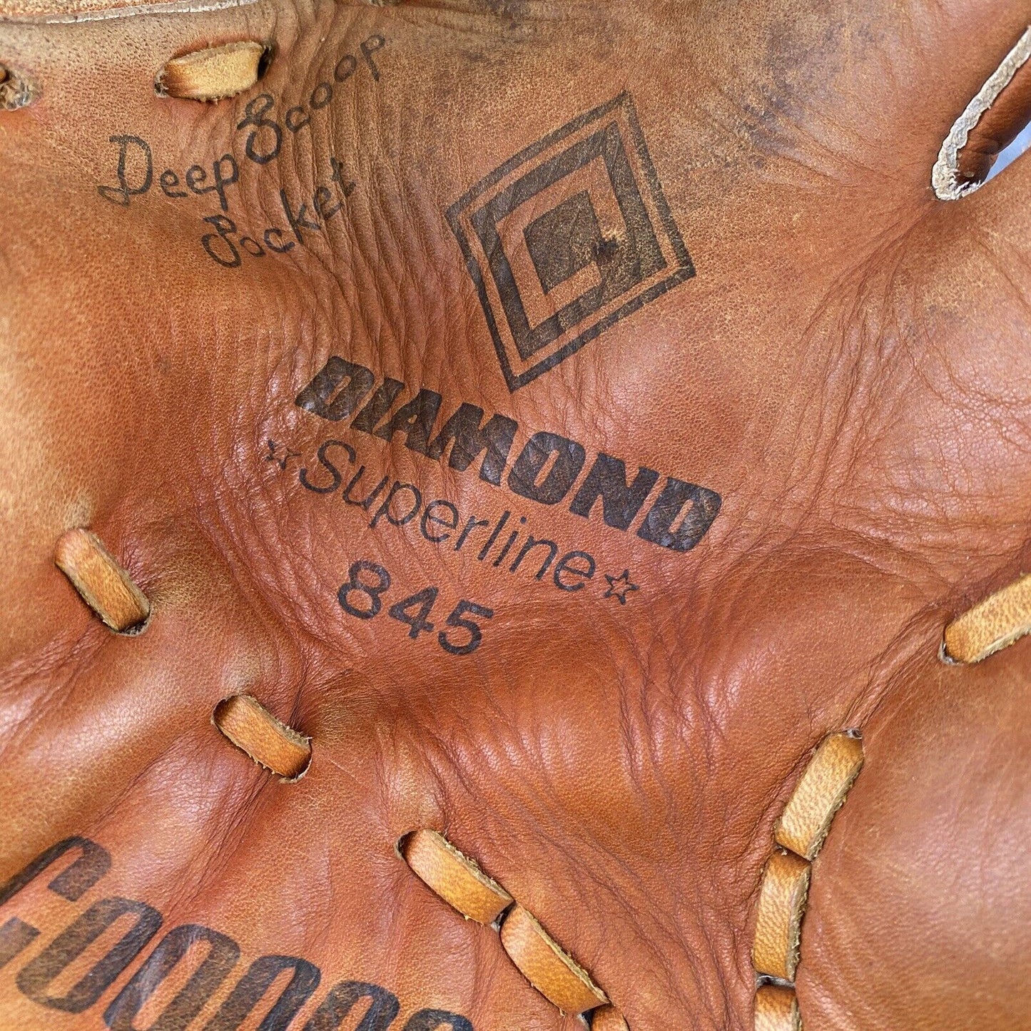 Vintage COOPER Baseball Mitt Pro Style Diamond Superline 845 Leather Glove RHT