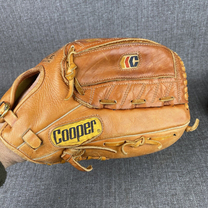 Vintage COOPER Baseball Mitt Pro Style Diamond Superline 845 Leather Glove RHT