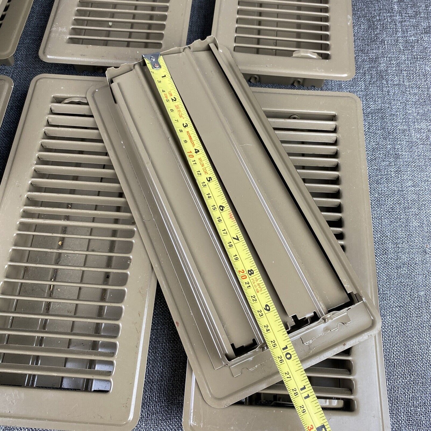 Floor Vent Covers 4X10''  Air Vent Covers ... 12 Pcs Floor Register 4X10 Inch