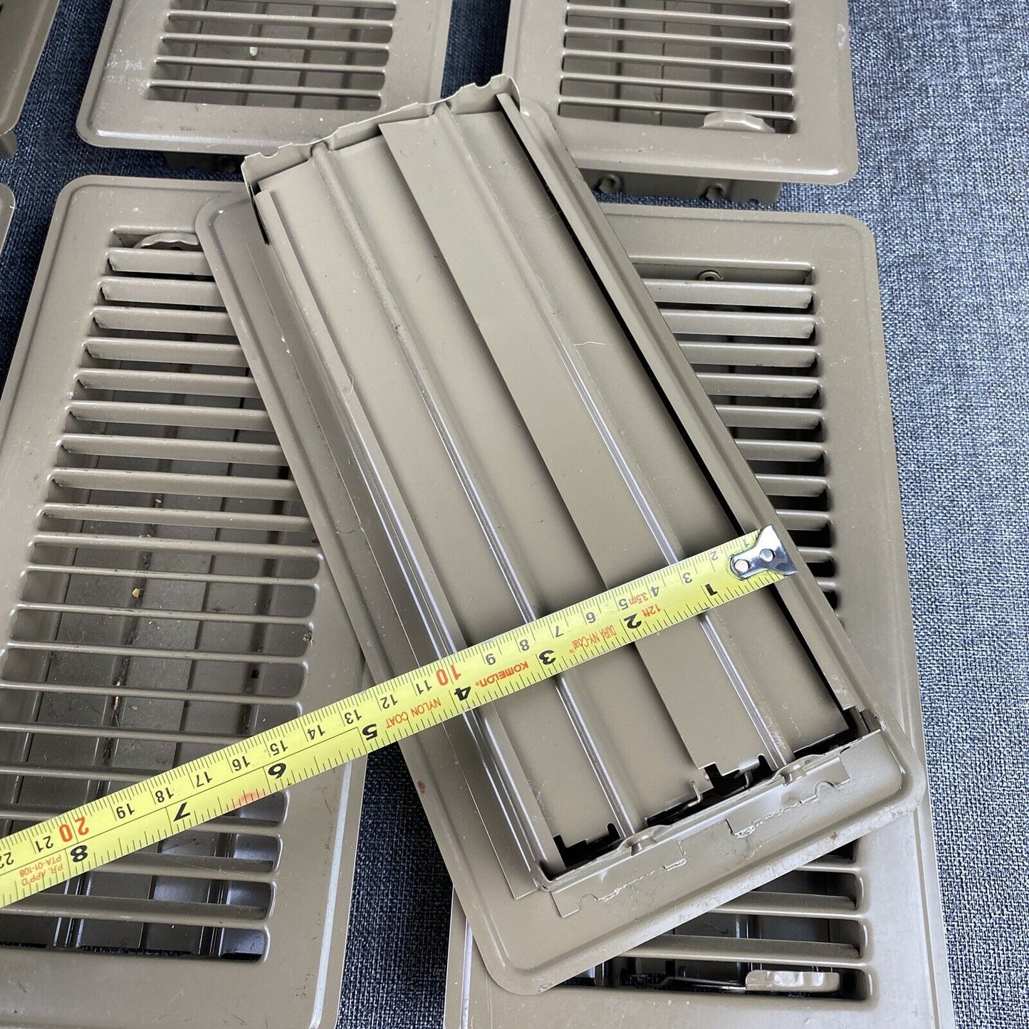 Floor Vent Covers 4X10''  Air Vent Covers ... 12 Pcs Floor Register 4X10 Inch