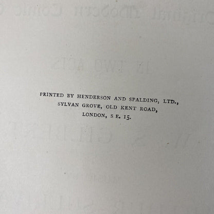 The Sorcerer Comic Opera in Two Acts Music Vocal Score 1920