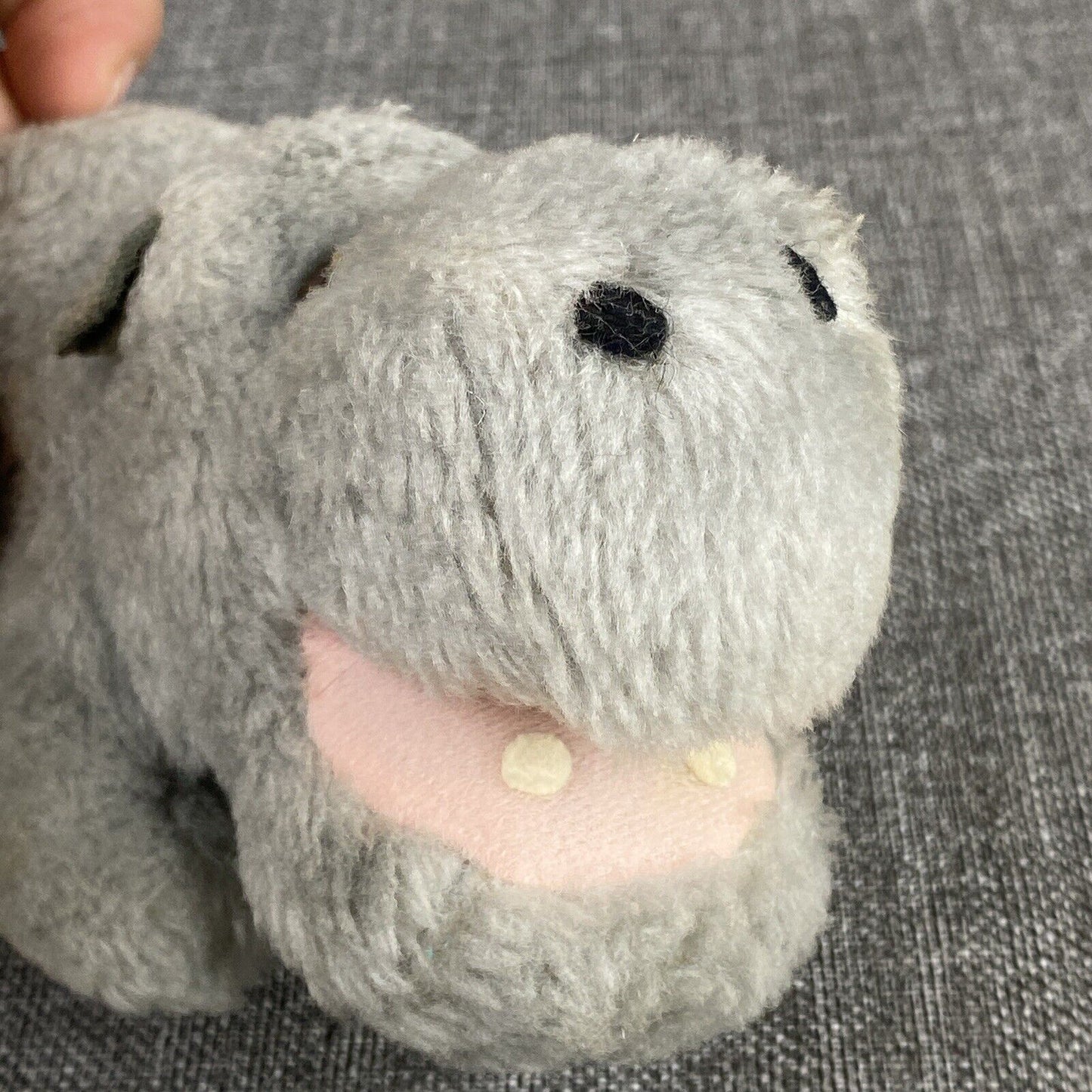 Vintage Rare Russ Berrie Plush Hippo "Horatio" 6" Small