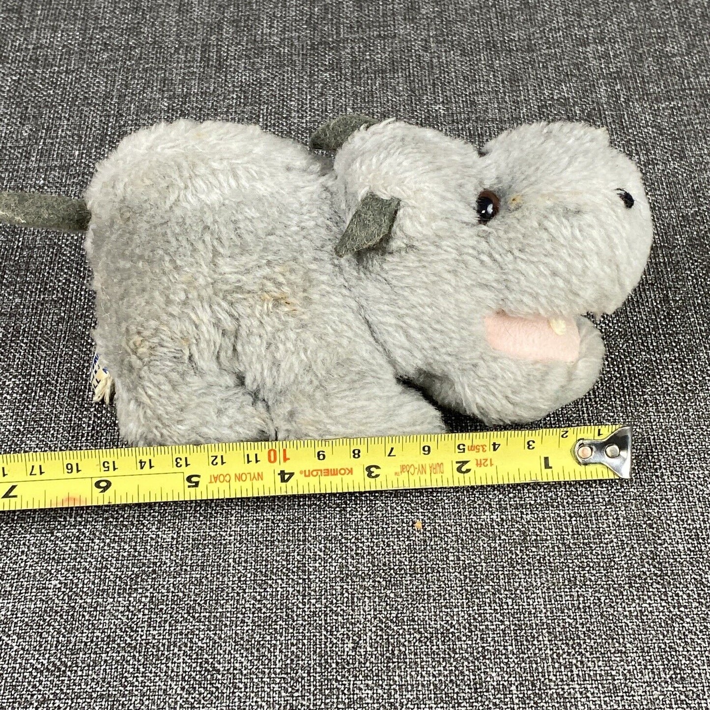 Vintage Rare Russ Berrie Plush Hippo "Horatio" 6" Small