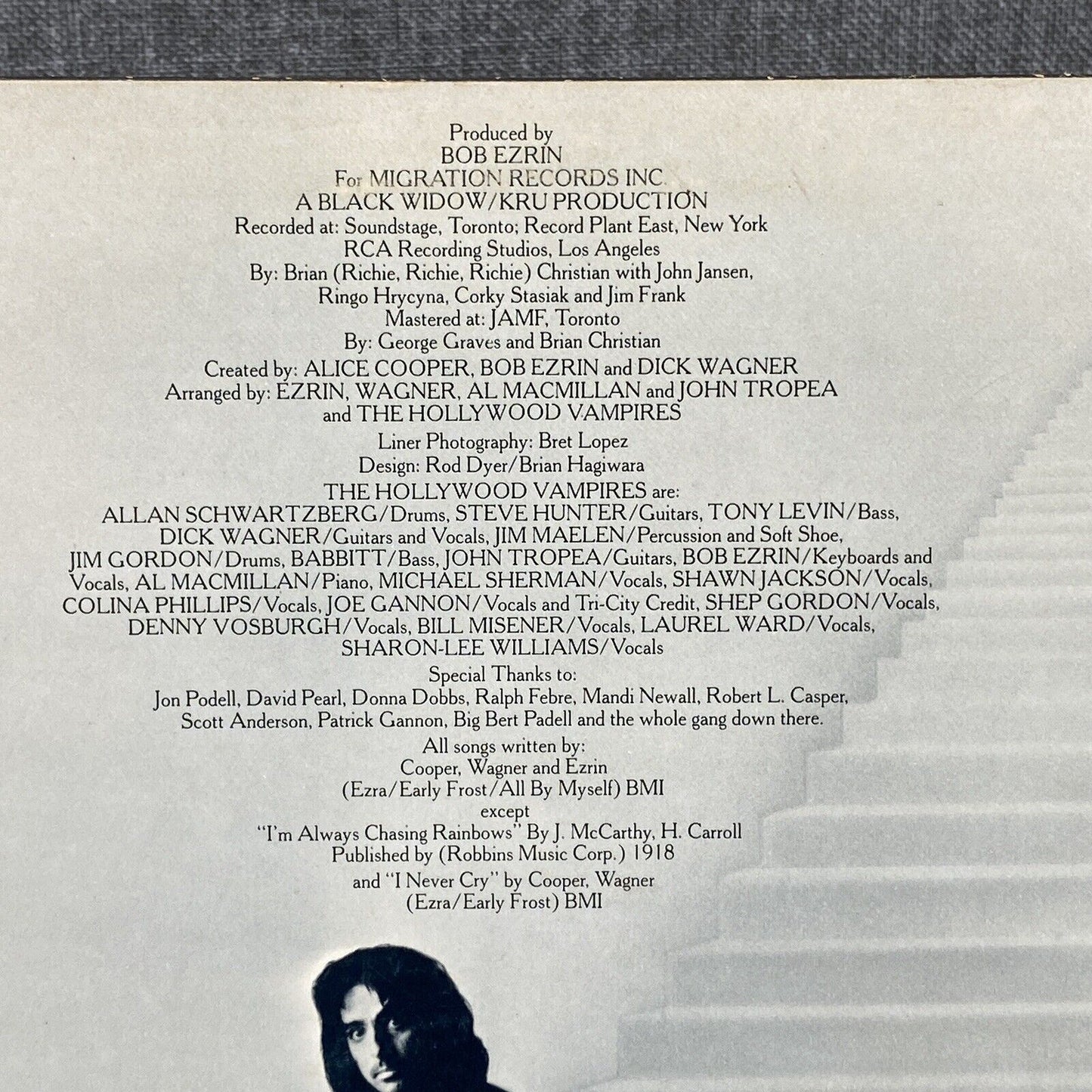 Alice Cooper Goes to Hell Vinyl 1976 VG