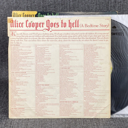 Alice Cooper Goes to Hell Vinyl 1976 VG