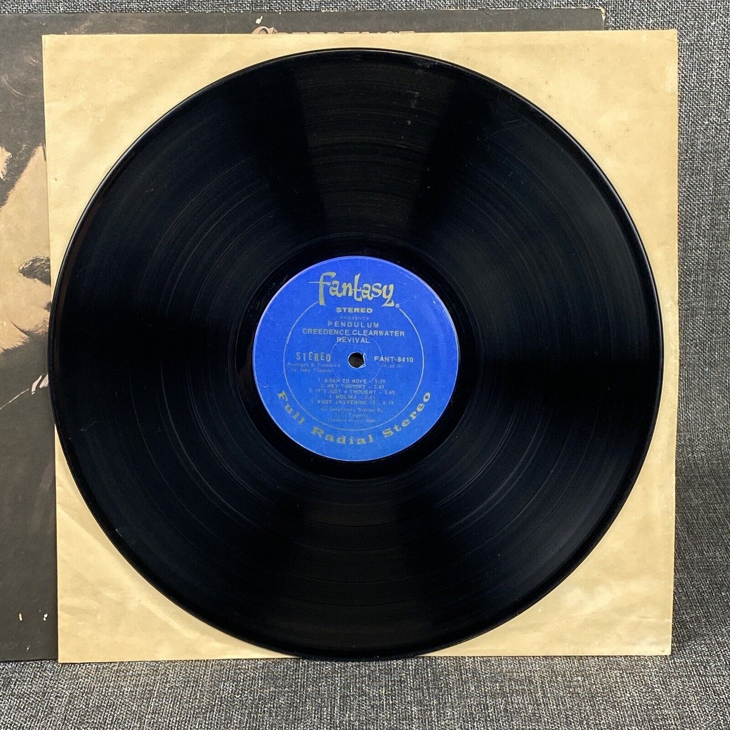 Creedence Clearwater Revival Pendulum Fantasy Lp Vg+ Textured Gatefold
