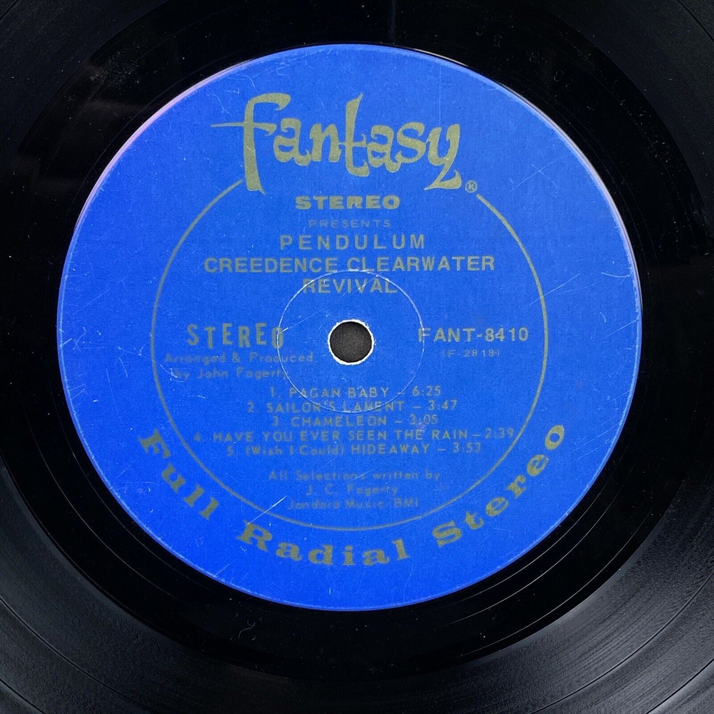 Creedence Clearwater Revival Pendulum Fantasy Lp Vg+ Textured Gatefold