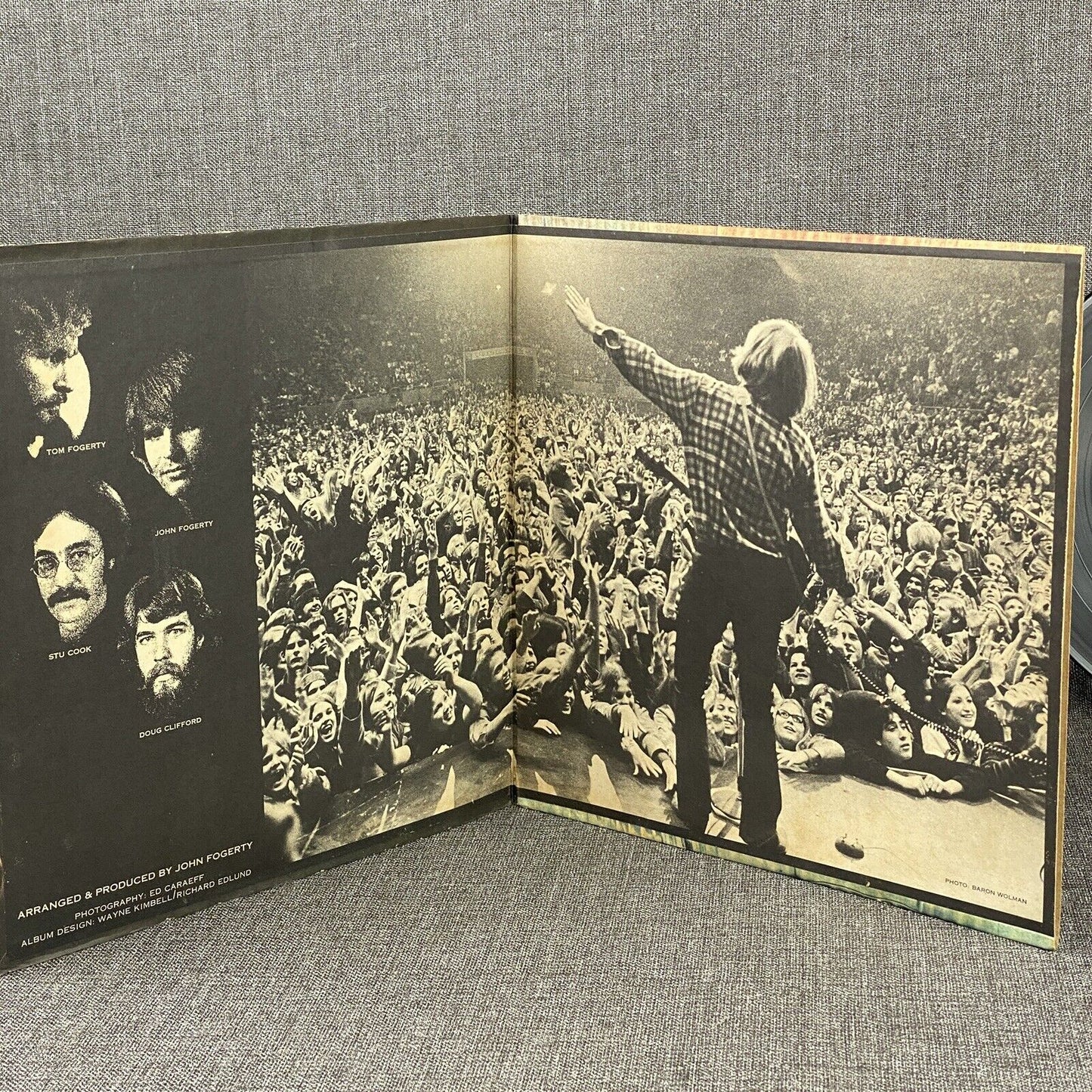 Creedence Clearwater Revival Pendulum Fantasy Lp Vg+ Textured Gatefold