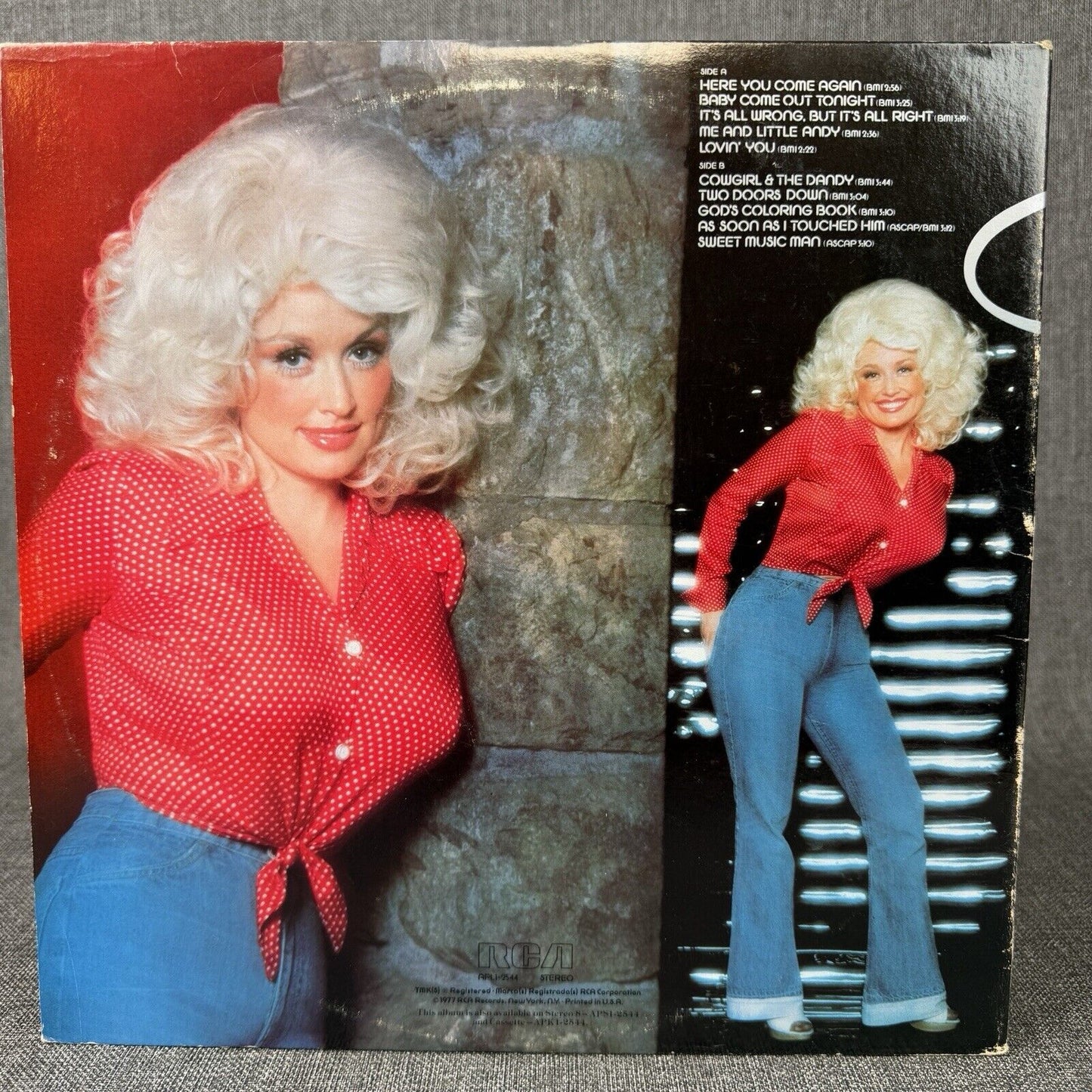 Dolly Parton Here You Come Again LP Vinyl Record , 1977 RCA Records