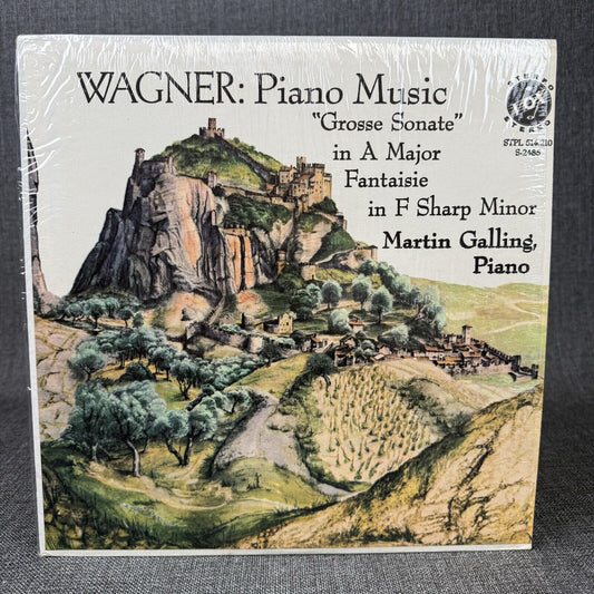 Wagner: Piano Music Martin Galling Piano Vinyl Record LP